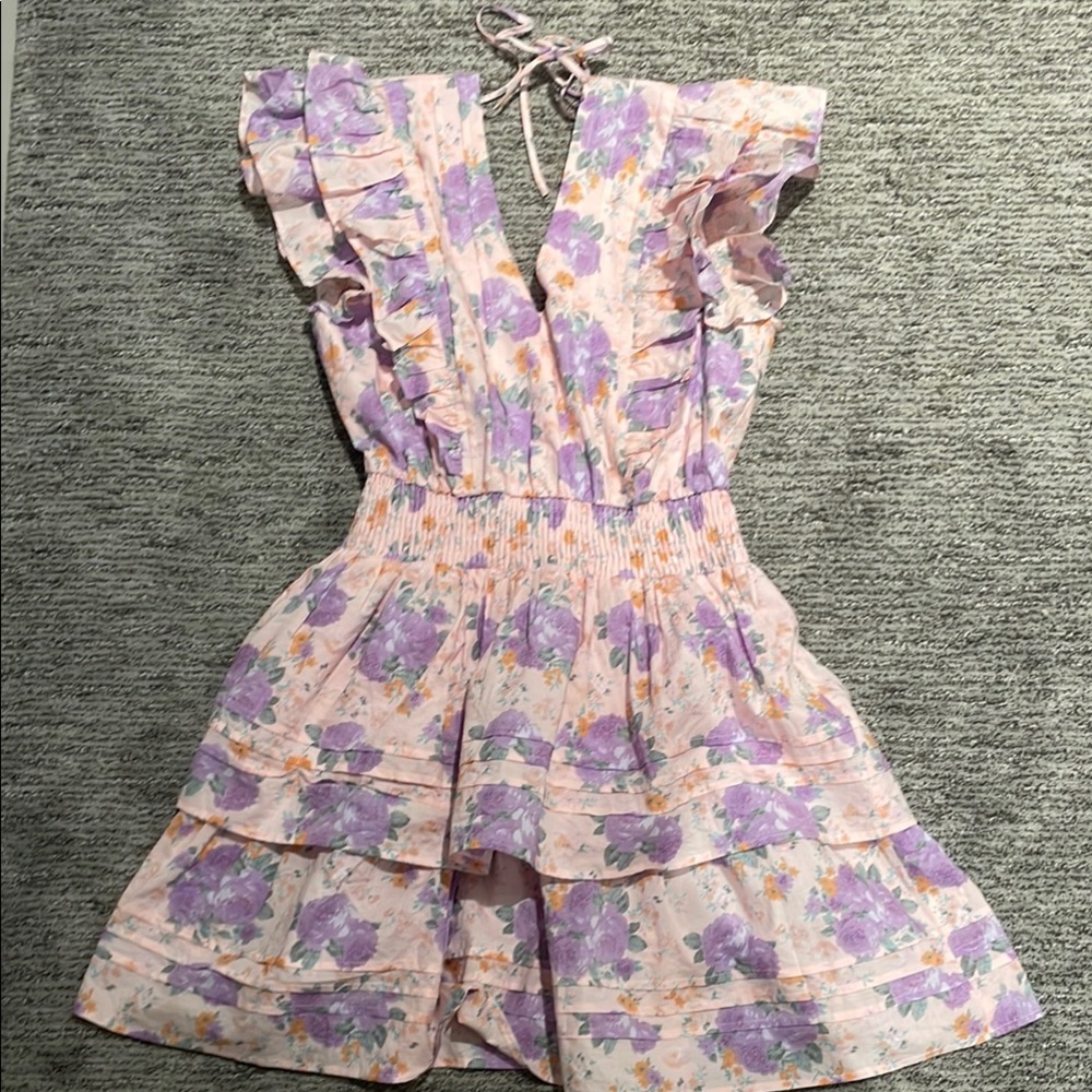 Pinch pink and purple mini dress